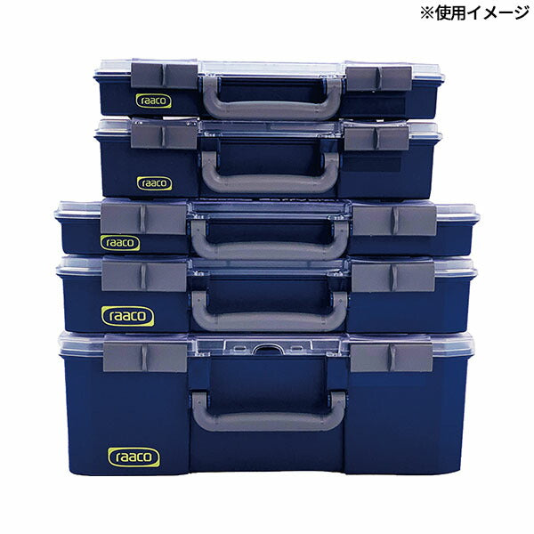ラーコ パーツケース キャリーライト 80 5×10-0 (136303)(5733439136303) スライド式ロック 認識ラベル付 カスタム収納 RAACO