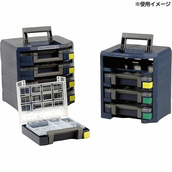 ラーコ ハンディボックスセット パーツケース4個付 (137966)(5733439137966) 車載 保管 持ち運び 収納セット RAACO