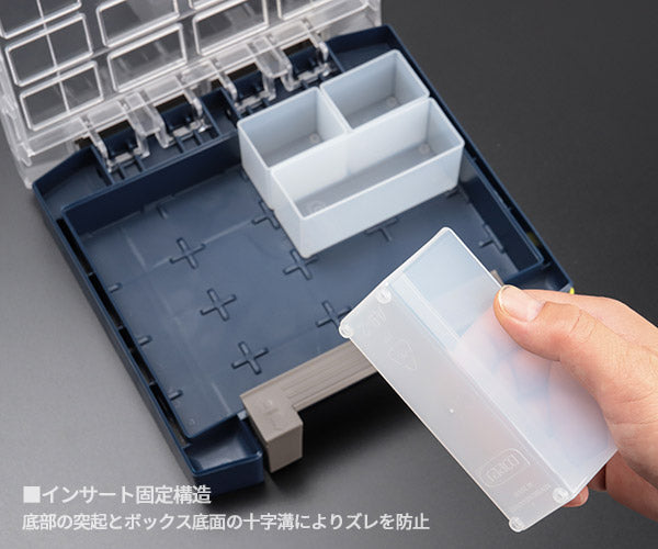 ラーコ パーツケース ボクサー55 4x4-9 (138277)(5733439134767) トレー9個付 ワンタッチロック RAACO