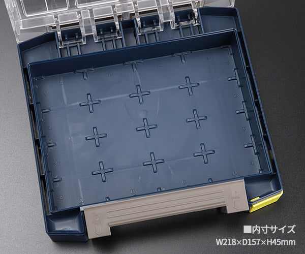ラーコ パーツケース ボクサー55 4x4-9 (138277)(5733439134767) トレー9個付 ワンタッチロック RAACO