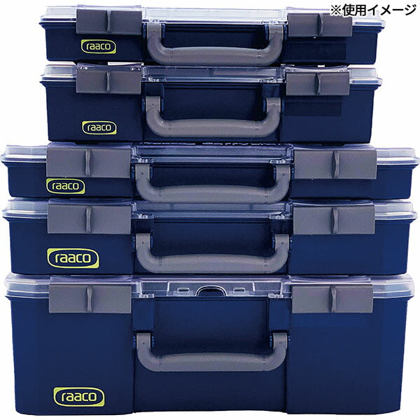 ラーコ パーツケース キャリーライト80 4x8-0 (142793)(5733439142793) スライドロック 認識ラベル付 トレー別売 RAACO