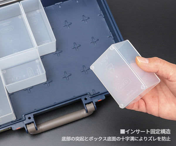 ラーコ パーツケース キャリーライト 55 4x8-10 (144568)(5733439144568) トレー10個付属 スライドロック式 RAACO