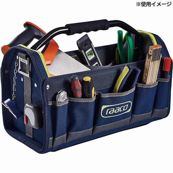 ラーコ オープン型ツールバッグ 16インチ (760331)(5733439760331) ショルダーベルト付 耐荷重20kg RAACO