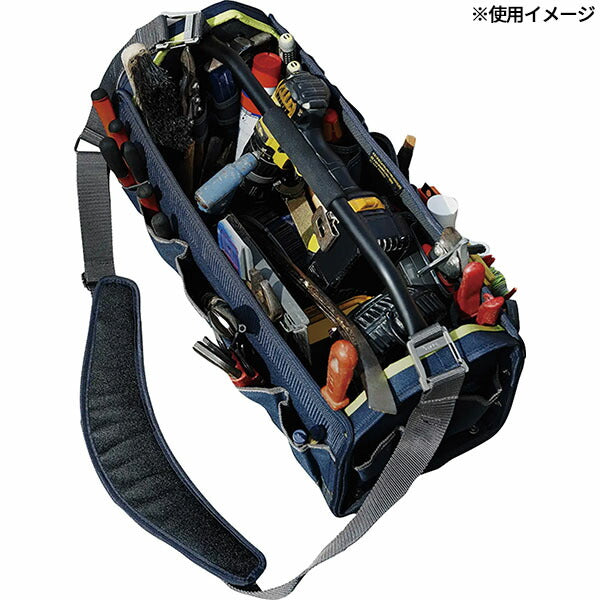 ラーコ オープン型ツールバッグ 24インチ (760355)(5733439760355) キャスター・伸縮ハンドル付 底面防水 耐荷重30kg RAACO