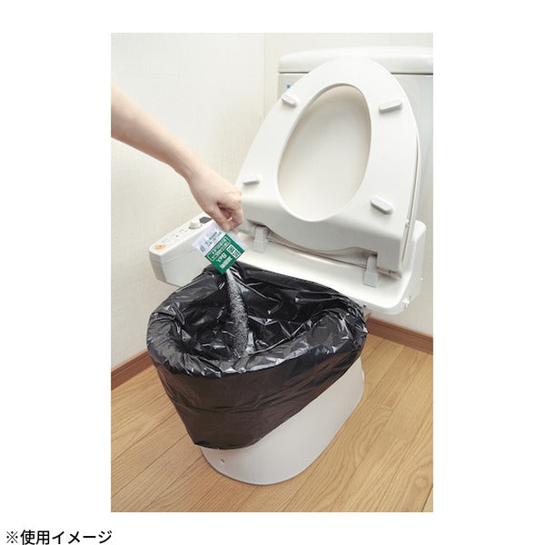 サンコー トイレ非常用袋 抗菌凝固剤付 100回分 消臭汚物袋 吸水約400cc 日本製 (RB-07)(4973381137428)