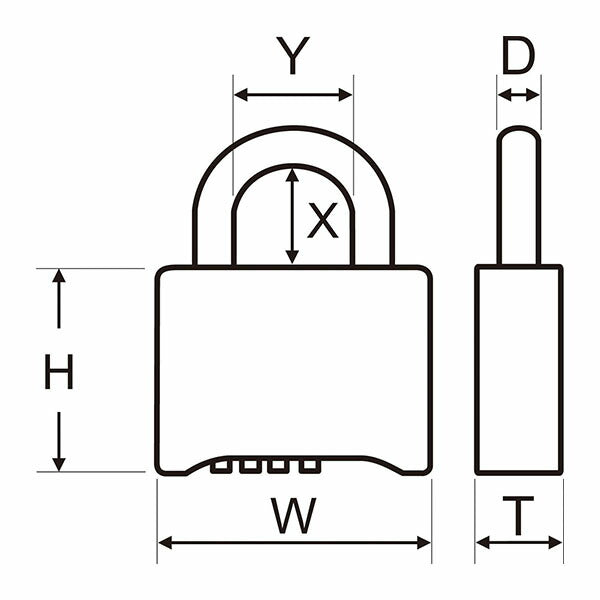 日本正規品 フェデラル ダイヤル式南京錠チェンジKEY付ブラック (RB50ZR-BK-P)(4545301109282) FEDERAL