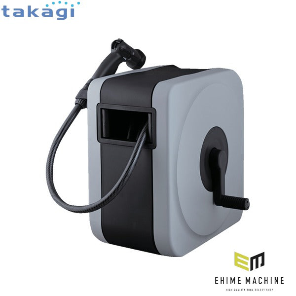 タカギ ホースリール BOXY NEXT 30m(GY) (RC1330GY)(4975373183925) takagi