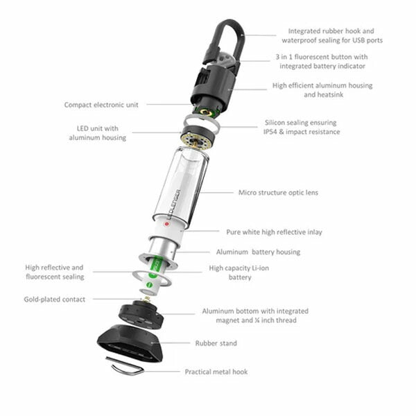 日本正規品 レッドレンザー LEDランタン ML6 Warm Light 暖色光 750lm 無段階調光 充電式 IP66防水 マグネット付 パワーバンク機能 キャンプ (502084) (4058205017916) Ledlenser