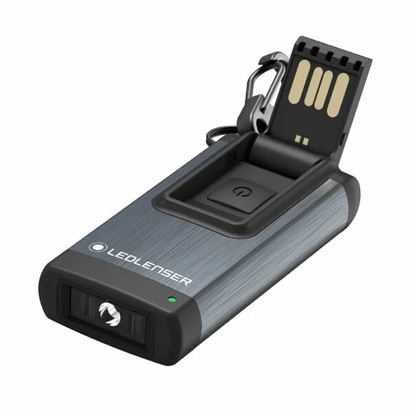 日本正規品 レッドレンザー K4R Grey 充電式キーライト 120lm USB充電式 グレー (502574)(4058205029117) Ledlenser