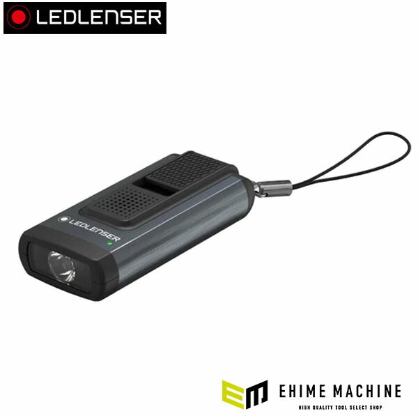 日本正規品 レッドレンザー K6R Safety Grey 充電式キーライト 400lm 防犯ブザー搭載 グレー (502580)(4058205028370) Ledlenser