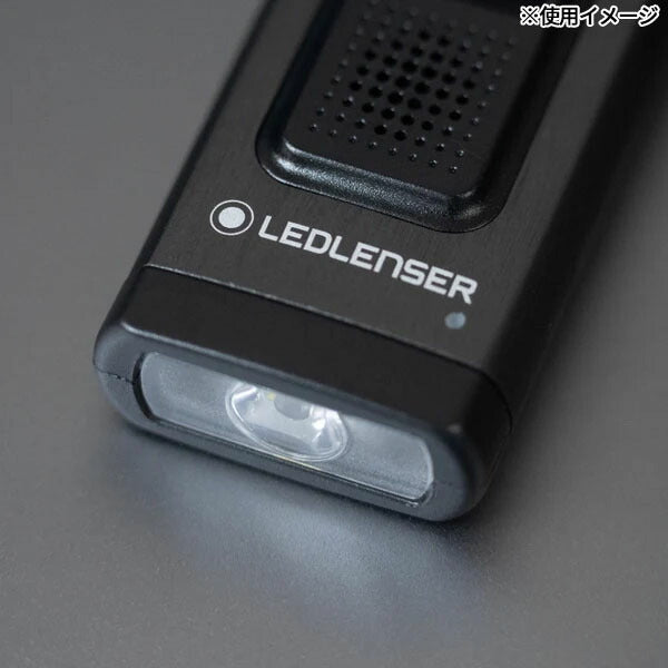 日本正規品 レッドレンザー K6R Safety Grey 充電式キーライト 400lm 防犯ブザー搭載 グレー (502580)(4058205028370) Ledlenser