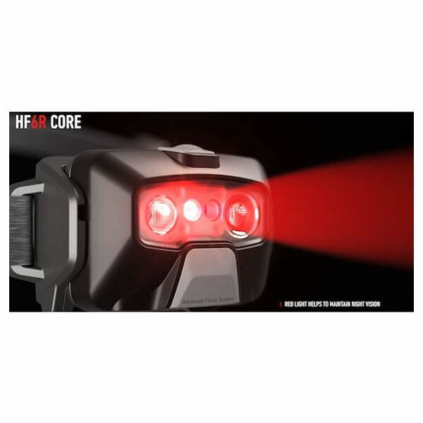 日本正規品 レッドレンザー LEDヘッドライト HF6R Core 800lm 照射距離160m 充電式 IP68完全防水 軽量126g 3灯式 デジタルアドバンスフォーカス キャンプ 登山 (502796) (4058205031837) Ledlenser