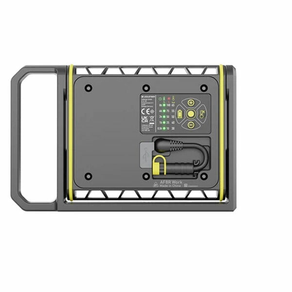 日本正規品 レッドレンザー LED作業灯 AF8R Work 4000lm CRI80 充電式・AC電源対応 ハイブリッドパワー 照射距離95m IP67防水 IK07耐衝撃 48個LED エリアライト (502911) (4058205033084) Ledlenser