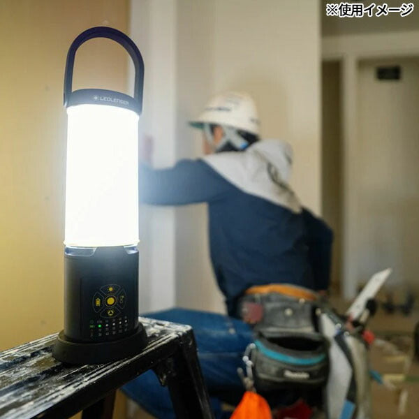 日本正規品 レッドレンザー LEDランタン型作業灯 AL10R Work 6300lm CRI80 充電式・AC電源対応 ハイブリッドパワー 3パネル360度照射 IP67防水 IK07耐衝撃 色温度可変 現場用 (502917) (4058205033268) Ledlenser