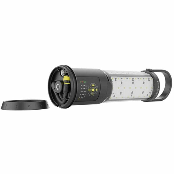 日本正規品 レッドレンザー LEDランタン型作業灯 AL10R Work 6300lm CRI80 充電式・AC電源対応 ハイブリッドパワー 3パネル360度照射 IP67防水 IK07耐衝撃 色温度可変 現場用 (502917) (4058205033268) Ledlenser