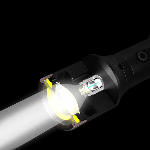 日本正規品 レッドレンザー LEPハンドライト P9R Core LEP 照射距離1300m LEP+COBホワイト+COBレッド3光源 充電式 IP68完全防水 サーチライト レスキュー セキュリティ (502987) (4058205034647) Ledlenser