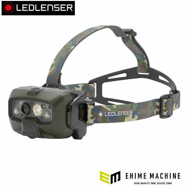 日本正規品 レッドレンザー LEDヘッドライト HF8R Core RGB CAMO 1600lm 照射距離210m RGB3色サブLED IP68完全防水 自動調光 スマホ連携 カモフラ柄 ハンティング サバゲー (503089) (4058205036634) Ledlenser