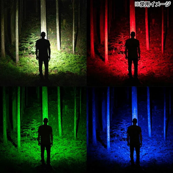 日本正規品 レッドレンザー LEDヘッドライト HF8R Core RGB CAMO 1600lm 照射距離210m RGB3色サブLED IP68完全防水 自動調光 スマホ連携 カモフラ柄 ハンティング サバゲー (503089) (4058205036634) Ledlenser