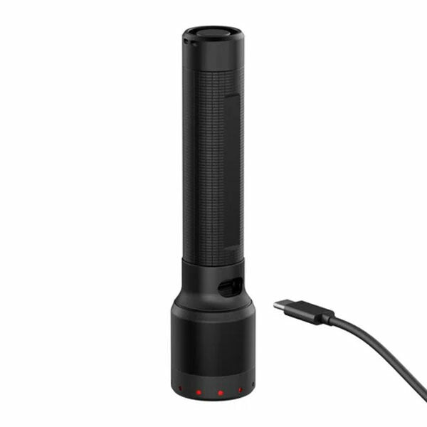 日本正規品 レッドレンザー ハンドライト P6R 第四世代 1200lm 照射距離320m 充電式 IP68完全防水 165g 18650型電池 USB-C対応 フレックスシーリング (503146) (4058205038195) Ledlenser
