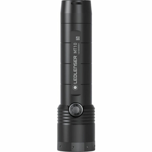 日本正規品 レッドレンザー ハンドライト MT10 Black Edition 1000lm 照射距離180m 充電式 IP54防水 156g 最長144時間 フォーカス機能付 ストロボ搭載 限定カラー (503235) (4058205040136)Ledlenser