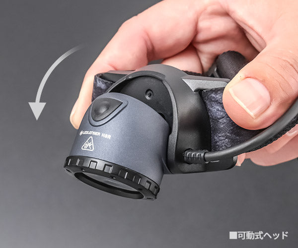 [26SS新商品] 日本正規品 レッドレンザー LEDヘッドライト H8R 25周年限定モデル 600lm USB-C充電 製品登録で25年保証 予備バッテリー付 限定色ブルーグレイ×ブラック 数量限定品 (503264) (4058205041386) Ledlenser