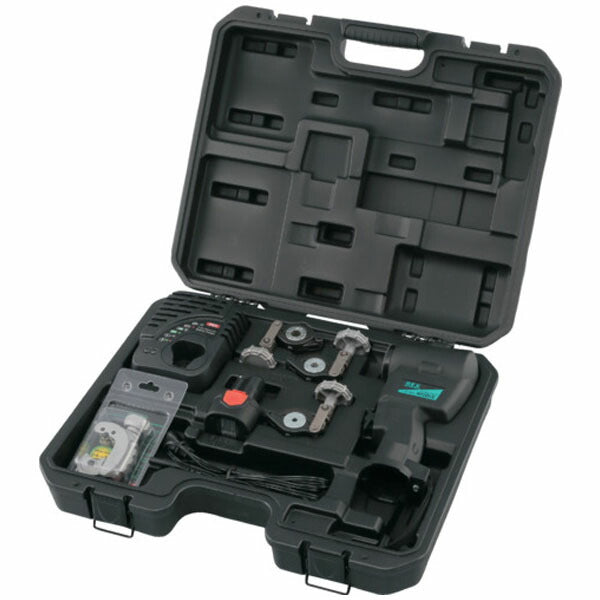 REX RF20SII コードレスフレア (ケース入セット) 適応パイプ銅管(O材、OL材)JIS H 3300 (424911)(4514706056668) レッキス工業