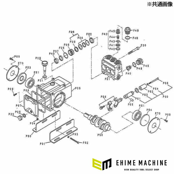 [メーカー直送品] オカツネ プランジャーポンプ RG-313R用パーツ 【 ガスケット J-310 】 RG-313R-P08