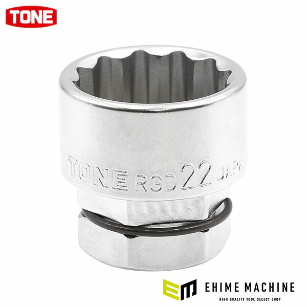 TONE ソケット 12角 めがね用 22mm 全長29mm (RGD-22)(4953488422306) トネ