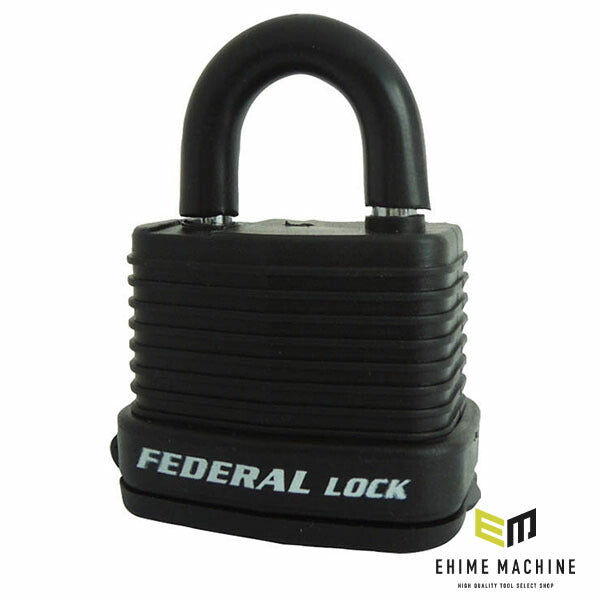 日本正規品 フェデラル 屋外用ダイヤル式南京錠 40mmブラック (RL40W-BK-P)(4545301102290) FEDERAL