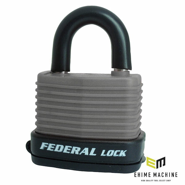 日本正規品 フェデラル 屋外用ダイヤル式南京錠 40mm グレー (RL40W-GY-P)(4545301102283) FEDERAL