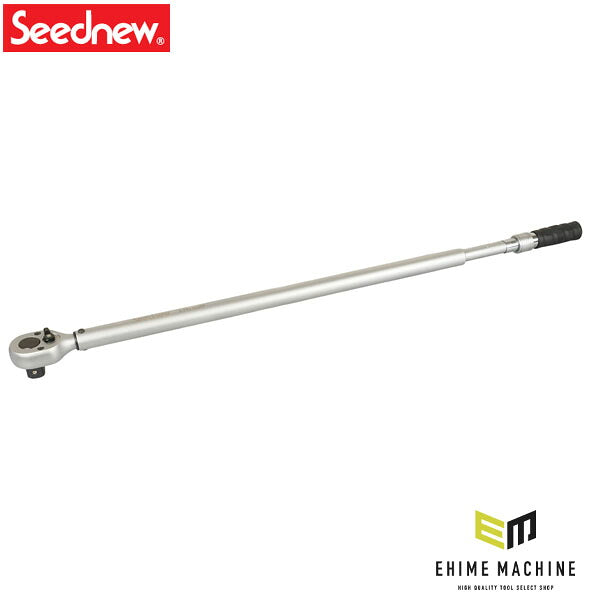 SEEDNEW プレセット型トルクレンチ 差込角25.4mm(1インチ) 200～1000N・m 36ギア 左右切替 収納ケース付 (S-TR11000P)(4940995905125) シーズニュー