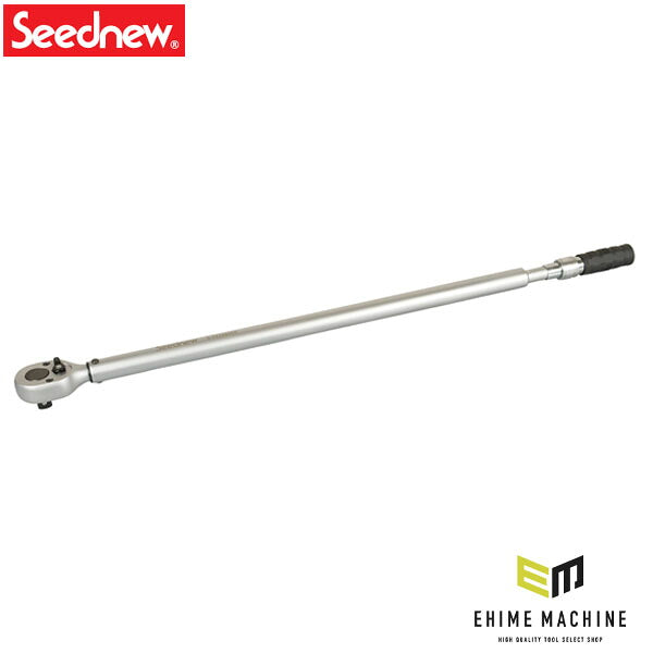 SEEDNEW プレセット型トルクレンチ 差込角19.0mm(3/4インチ) 100～800N・m 36ギア 左右切替 収納ケース付 (S-TR34800P)(4940995905118) シーズニュー