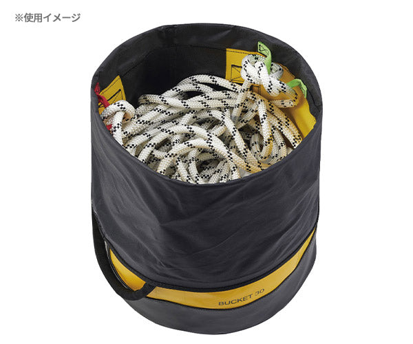 日本正規品 ペツル バックパック バケット 30 イエロー ロープバッグ 容量30L (S001AA01)(3342540837942) PETZL