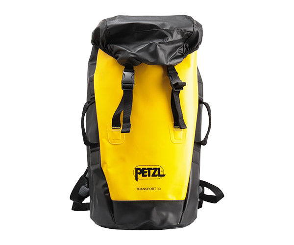 日本正規品 ペツル トランスポート 30 イエロー/ブラック 30L 自立型 高耐久バックパック 50kg引き上げ対応 TPU (S042AA00)(3342540844803) PETZL