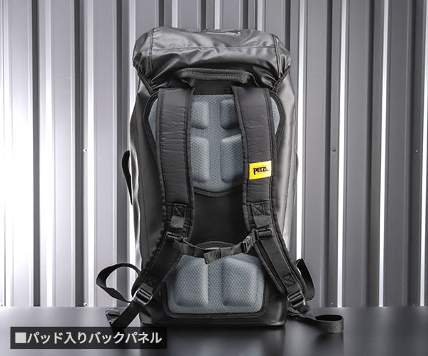日本正規品 ペツル トランスポート 30 イエロー/ブラック 30L 自立型 高耐久バックパック 50kg引き上げ対応 TPU (S042AA00)(3342540844803) PETZL