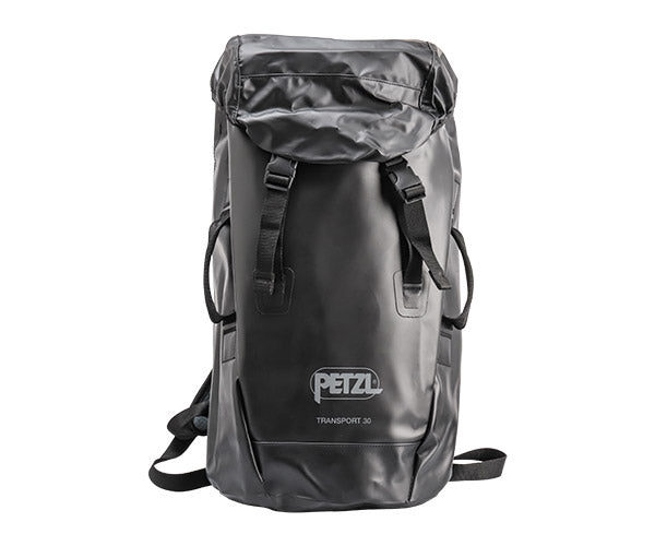 日本正規品 ペツル トランスポート 30 ブラック 30L 自立型 高耐久バックパック 50kg引き上げ対応 TPU (S042AA01)(3342540844797) PETZL