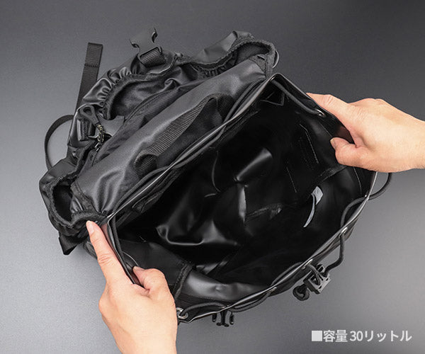 日本正規品 ペツル トランスポート 30 ブラック 30L 自立型 高耐久バックパック 50kg引き上げ対応 TPU (S042AA01)(3342540844797) PETZL