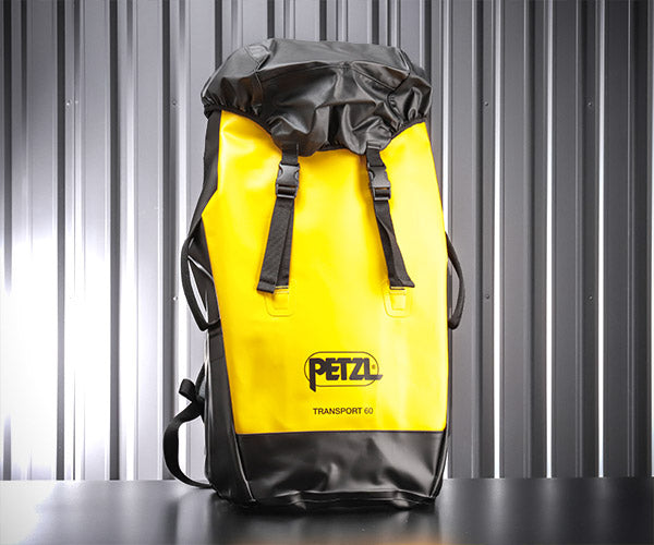 日本正規品 ペツル トランスポート 60 イエロー/ブラック 60L 自立型 高耐久バックパック 50kg引き上げ対応 TPU (S042CA00)(3342540844902) PETZL