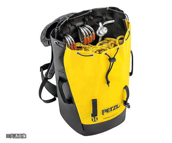 日本正規品 ペツル トランスポート 60 ブラック 60L 自立型 高耐久バックパック 50kg引き上げ対応 TPU (S042CA01)(3342540844919) PETZL