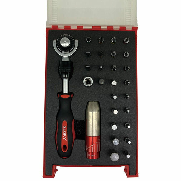 【9月の特価品】スローキー 可変トルクアダプタラチェットハンドルS (S124TK-00114-00)(4545301111711) SLOKY