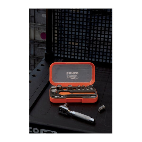 日本正規品 バーコ 1/4インチ ソケットセット 13点 12角 差込角6.35mm (S13MC10.5)(7314153024626) BAHCO