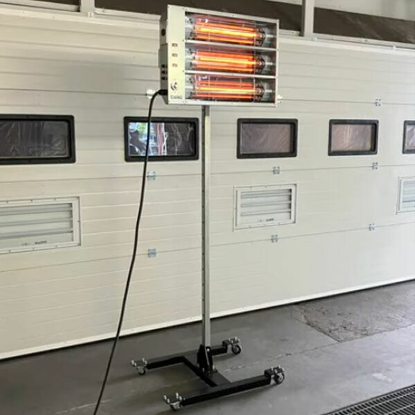 メーカー直送業者便] キュービック 3灯式 200V 短波ヒーター SA-BS3