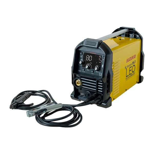 [メーカー直送品] スズキッド アーキュリー150レオ 100V 200V兼用 ノンガス専用 半自動溶接機 インバータ 液晶パネル搭載 軽量12.5kg (SAYI-150L)(4991945037724) SUZUKID