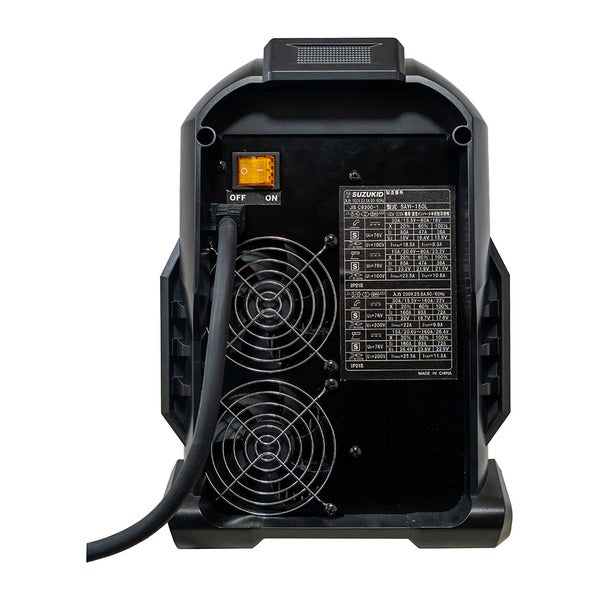 [メーカー直送品] スズキッド アーキュリー150レオ 100V 200V兼用 ノンガス専用 半自動溶接機 インバータ 液晶パネル搭載 軽量12.5kg (SAYI-150L)(4991945037724) SUZUKID