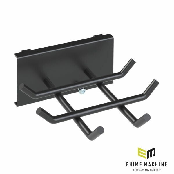 TRUSCO SF-MRF1-BK パンチングパネル用メガネレンチフック 三方掛け 黒(4550414314935) トラスコ中山