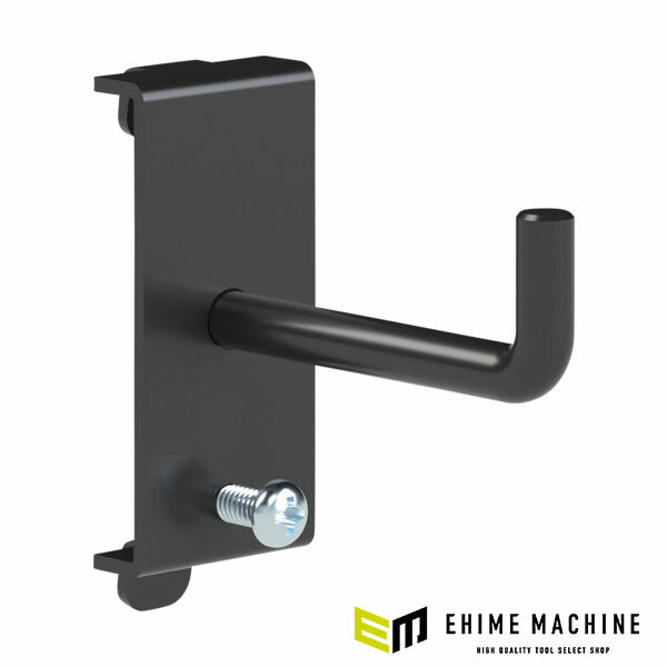 TRUSCO SF-S-1-BK パンチングパネル用工具フック２穴掛け １本爪 黒(4550414315000) トラスコ中山