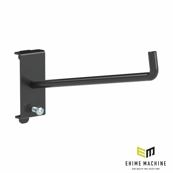 TRUSCO SF-S-1L-BK パンチングパネル用工具フック２穴掛け １本爪ロング 黒(4550414315017) トラスコ中山