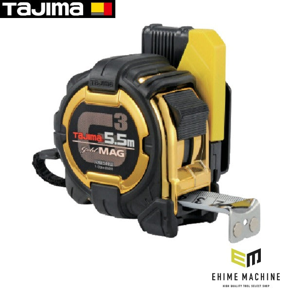 タジマ コンベックス セフコンベG3ゴールドロックマグ爪25 5.5m 尺相当目盛付 (SFG3GLM25-55SBL)(4975364029423) TAJIMA TJMデザイン