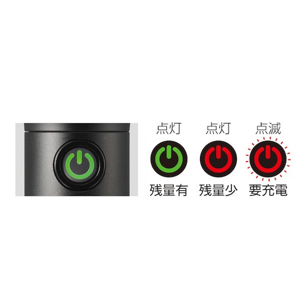 タジマ セフハンドライト ヒーターツキ 500lm ジュウデンチセット (SFNDHH50A-B47)(4975364268136) TAJIMA TJMデザイン