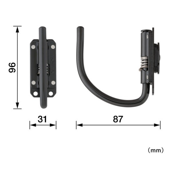タジマ セフ工具ホルダースチール スリムJフック 折りたたみ (SFSKHI-JF)(4975364268600) TAJIMA TJMデザイン